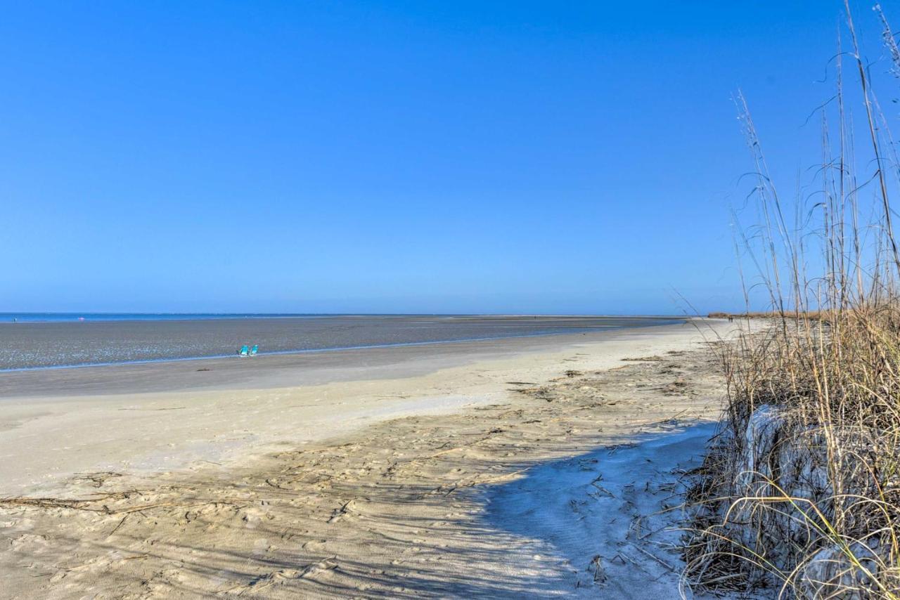 Ocean-View Saint Helena Island Condo - Pool Access Oceanmarsh Subdivision Eksteriør billede