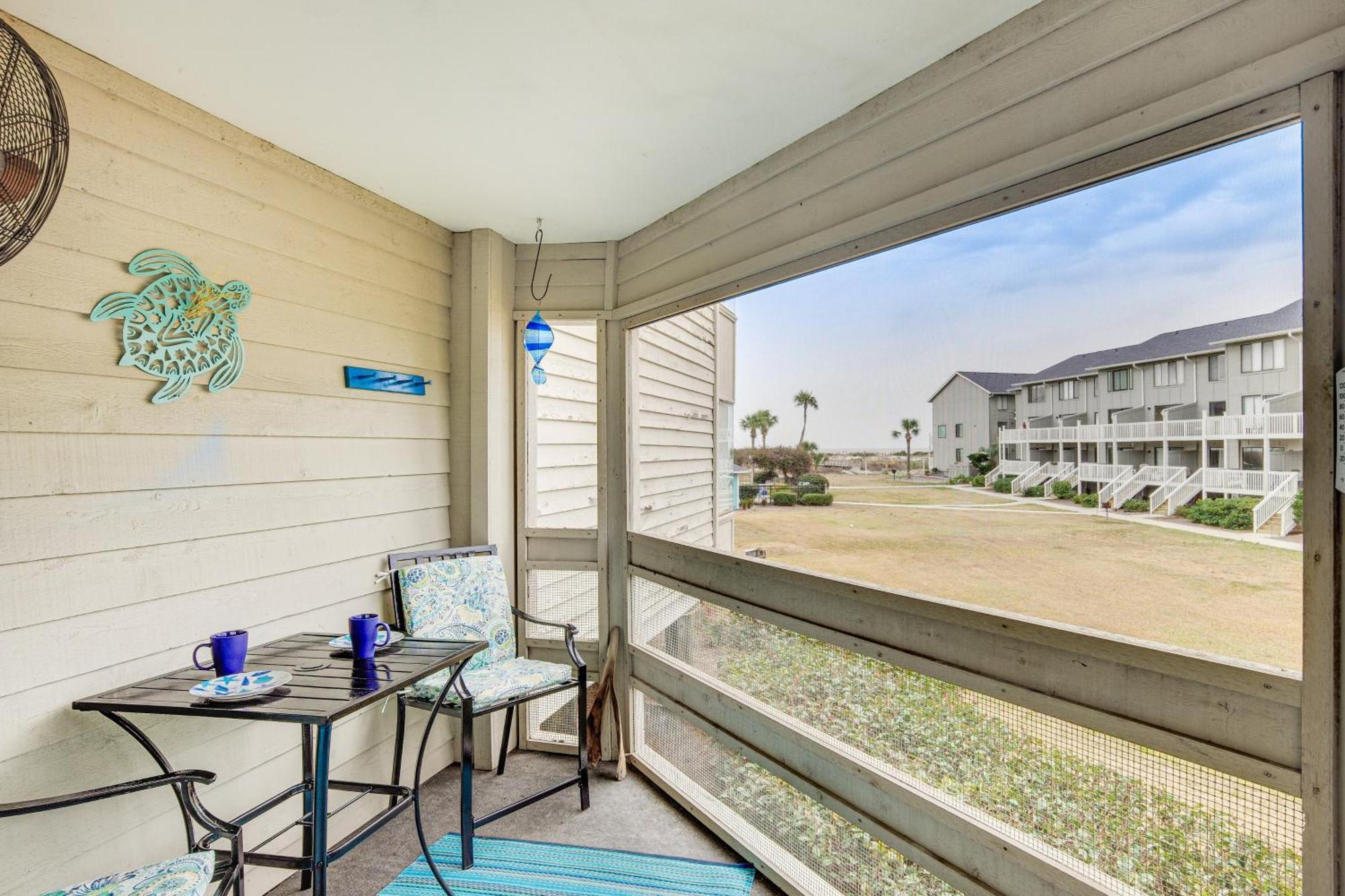 Ocean-View Saint Helena Island Condo - Pool Access Oceanmarsh Subdivision Eksteriør billede