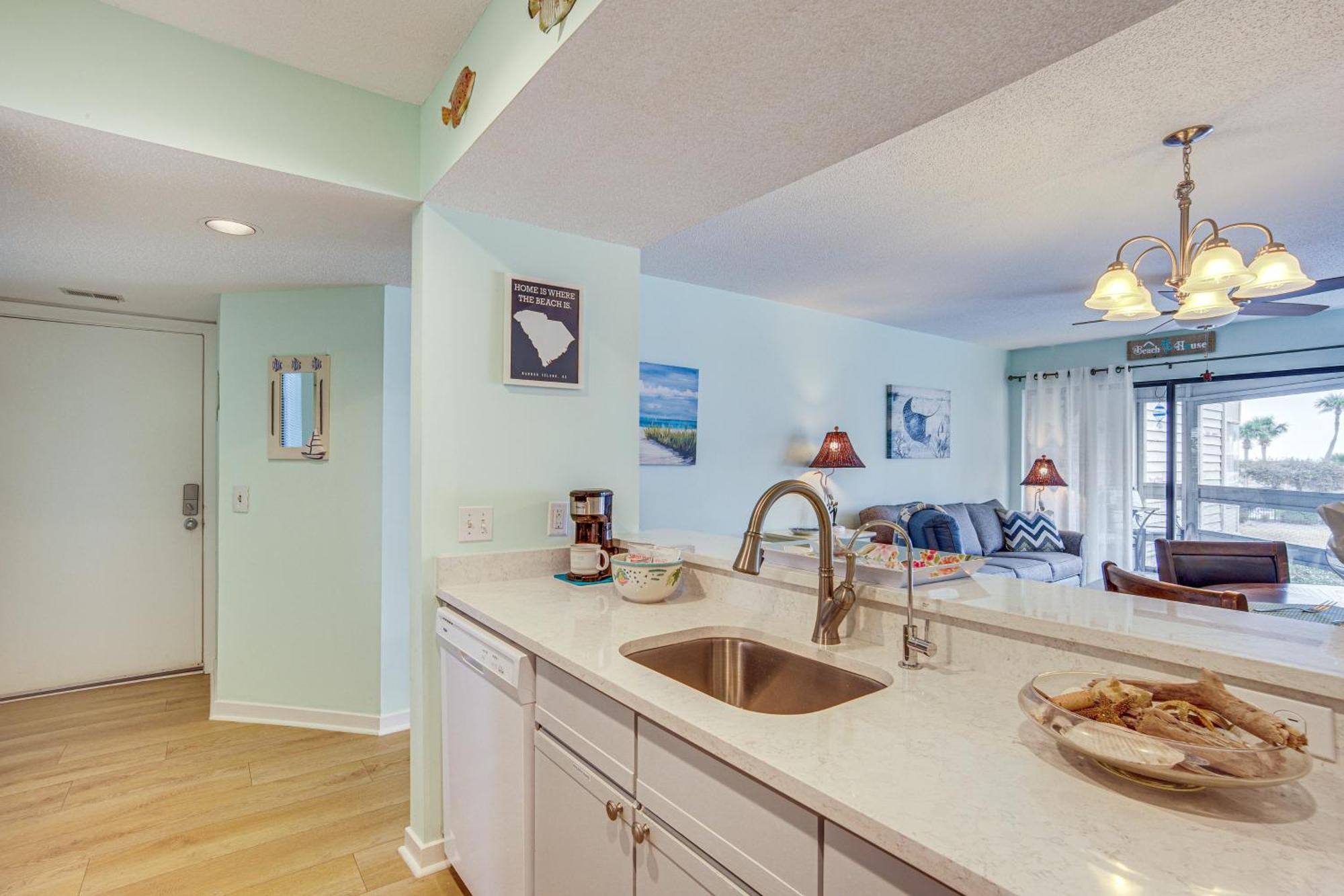 Ocean-View Saint Helena Island Condo - Pool Access Oceanmarsh Subdivision Eksteriør billede